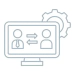 CRM system icon